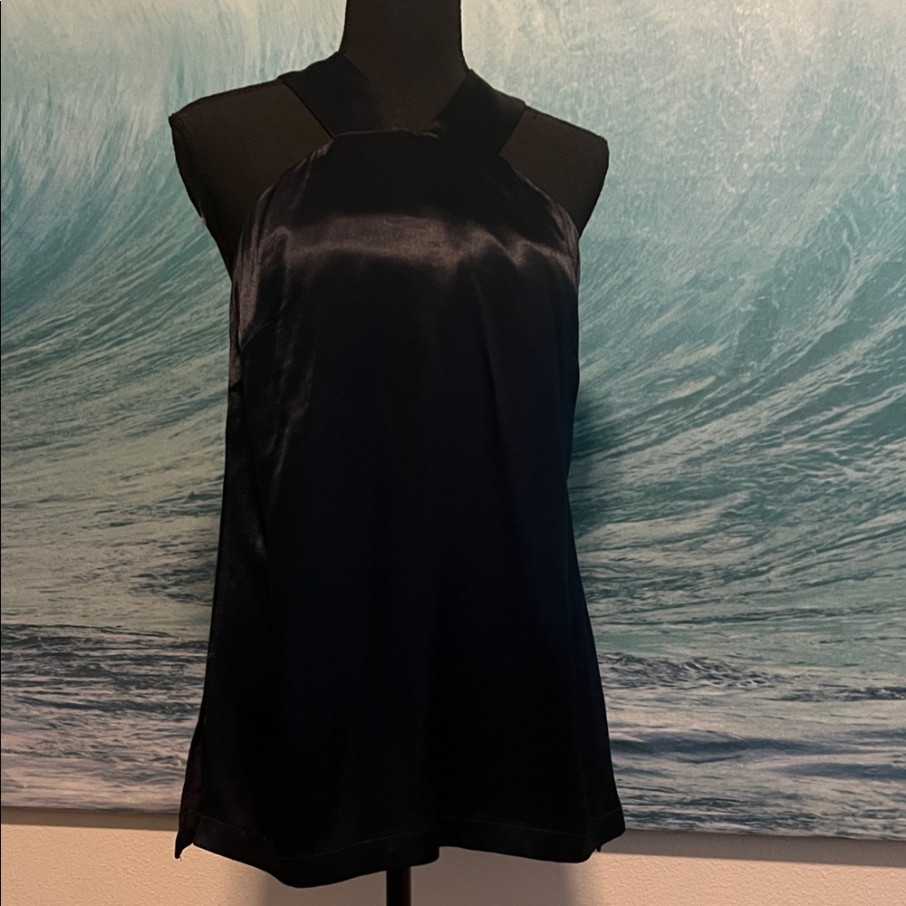 NWT Banana Republic Satin Halter Blouse